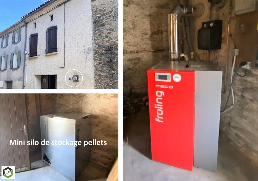 Installation d'une chaudière FROELING PECO 15Kw 