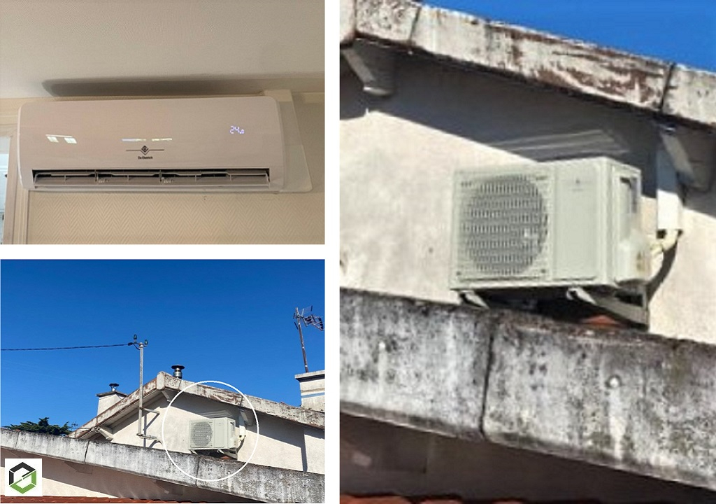Consultez la chantier : installation d'une climatisation