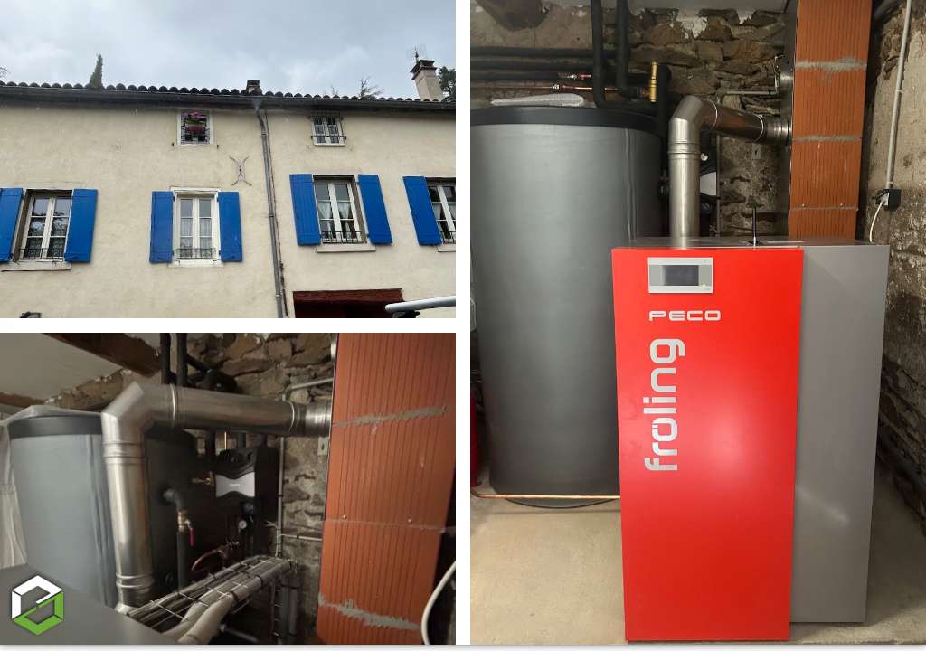 Installation d'une chaudière à granulés de bois FROLING - Entreprise RGE Qualibois