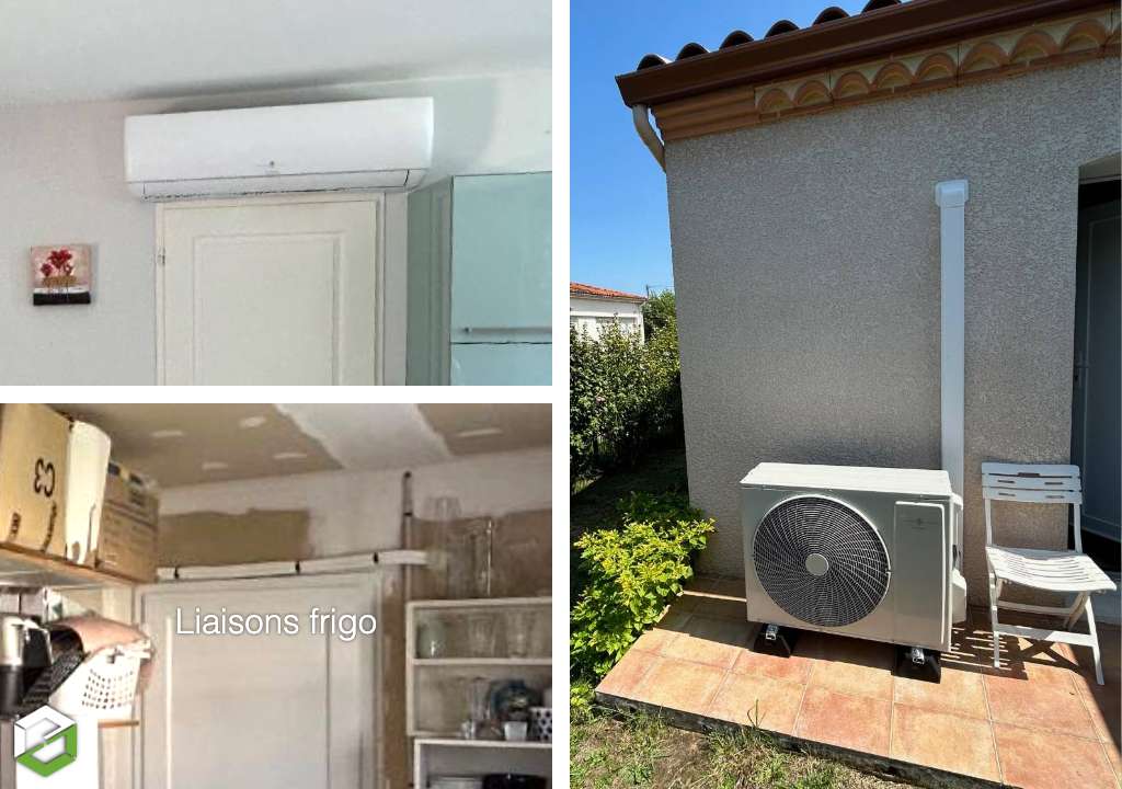 Consultez la chantier : installation d'une pompe à chaleur air/air de marque de dietrich avec mise en service - entreprise rge qualipac 