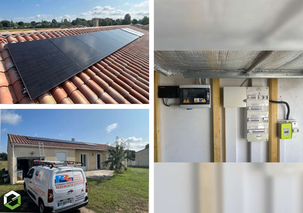 Installation panneaux photovoltaïques Dualsun en auto consommation - Entreprise RGE QualiPV 