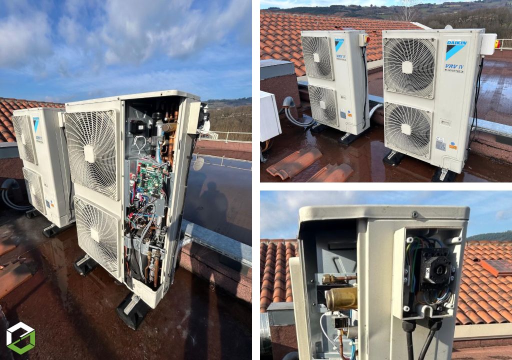 Consultez la chantier : dépannage vrv 4 daikin – diagnostic et réparation