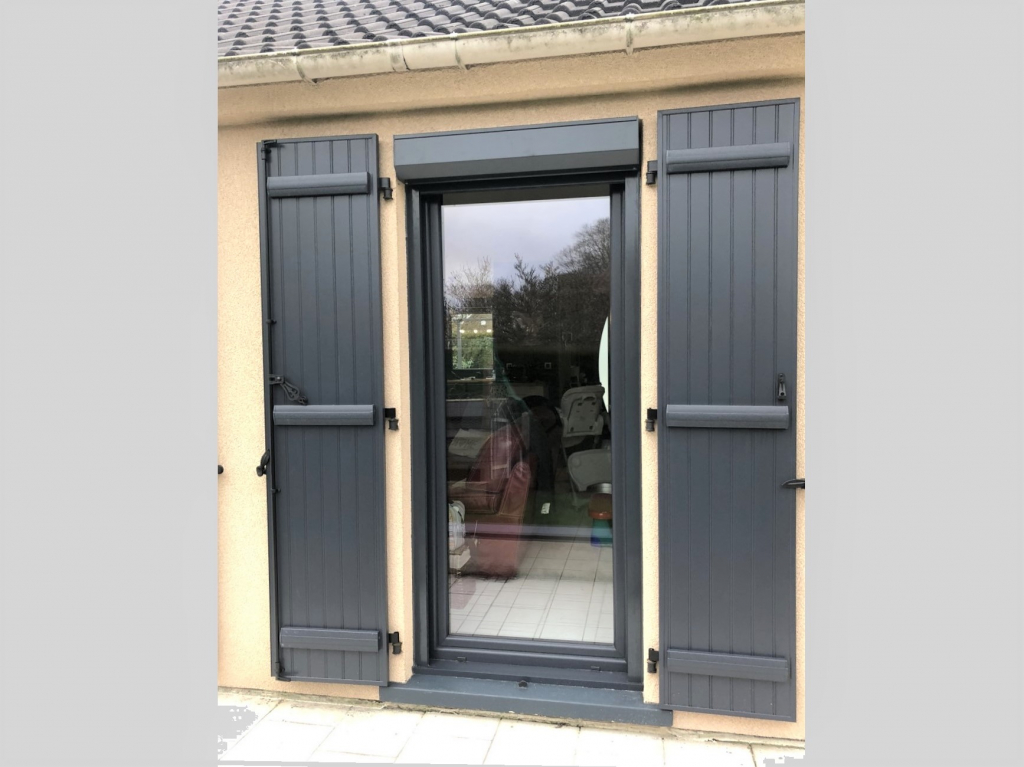 installation de volet battant alu sur cadre, secteur yvetot, 76 