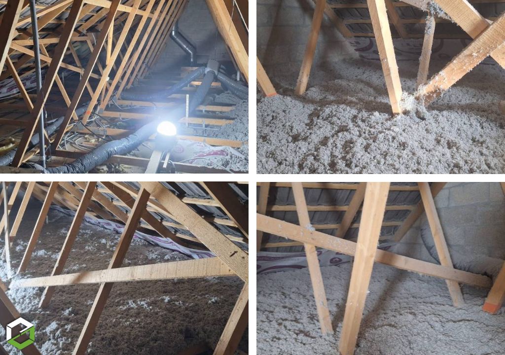 Isolation de combles en ouate de cellulose -Seine Maritime (76)