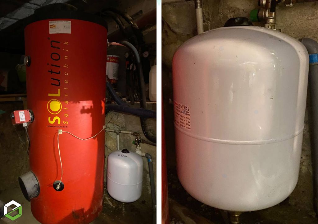 Remplacement d'un vase d'expansion sur ballon solaire