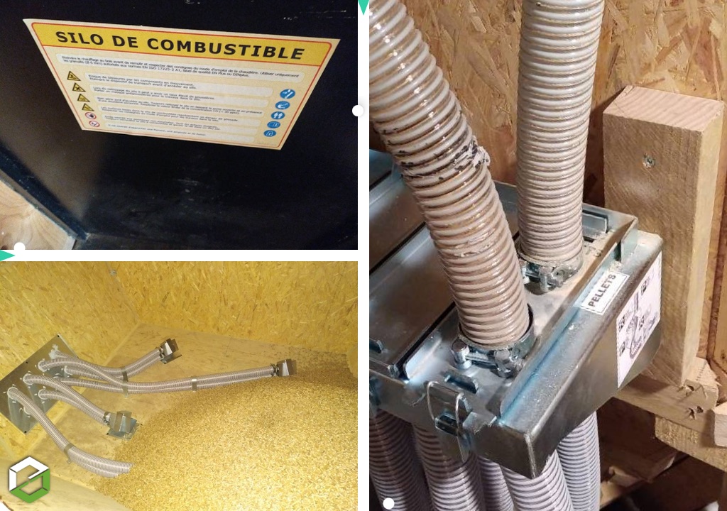 Modification d'un silo de chaudière à granulés 