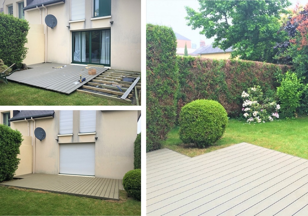 Consultez la chantier : terrasse