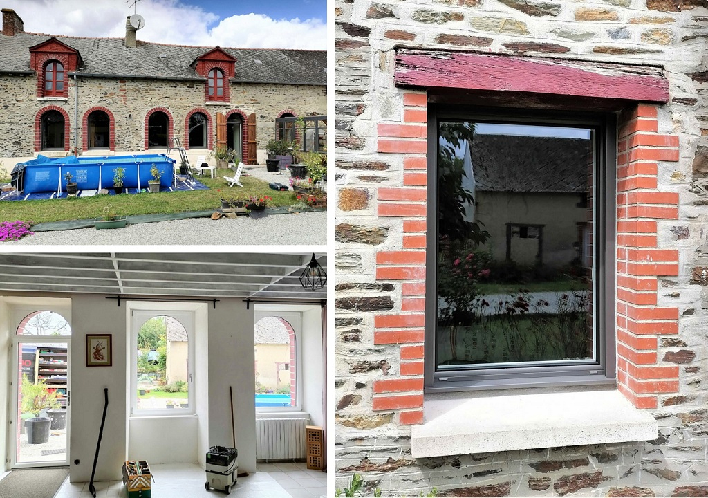 Consultez la chantier : dépose et pose de toutes les fenêtres