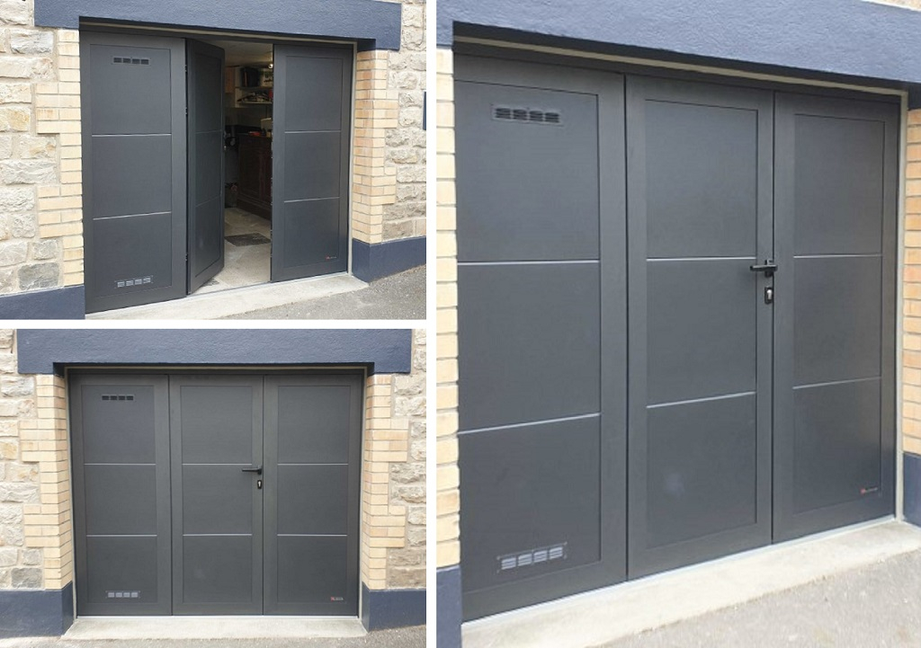 Pose d'une porte de garage