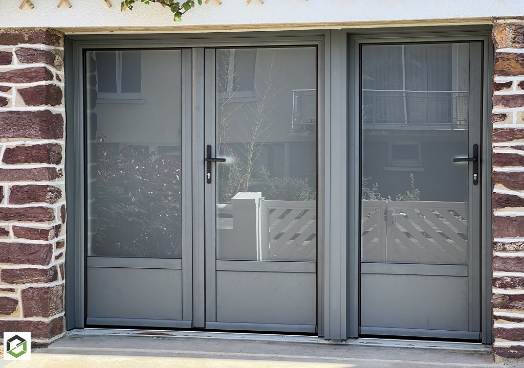 pose de menuiseries en aluminium