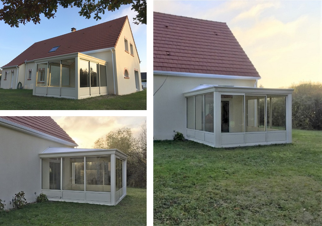 fabrication et pose d'un véranda, toiture isolation acoustique liège