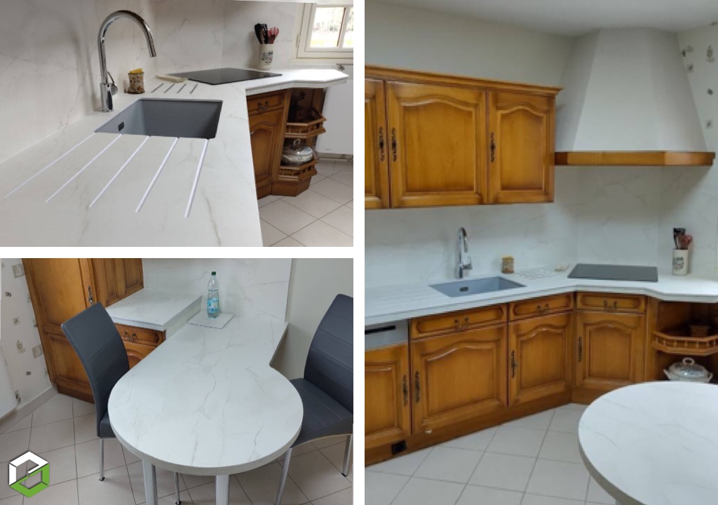 Rénovation d'un plan de travail de cuisine-Loir et Cher (41)