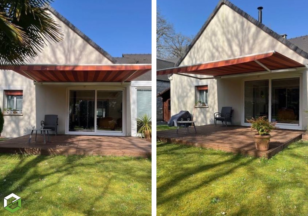 Installation d'un store banne sur Romorantin Lanthenay-Loir et Cher (41)