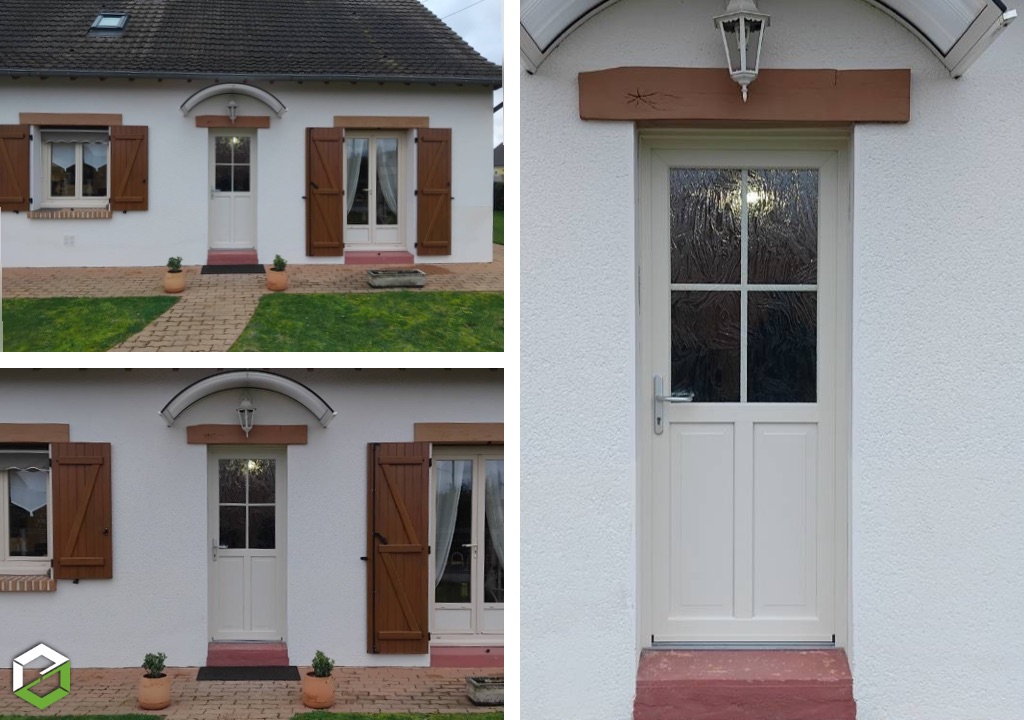 Remplacement d'une porte d'entrée à Saint Loup dans le Loir et Cher - entreprise qualifiée RGE-Loir et Cher (41)