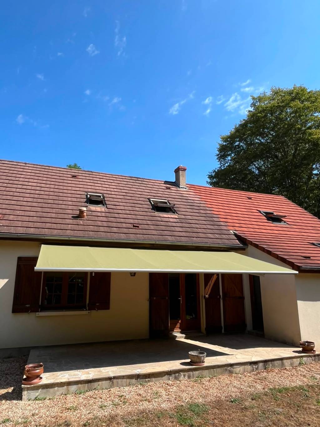  Store banne – remplacement de toile et motorisation-Loir et Cher (41)