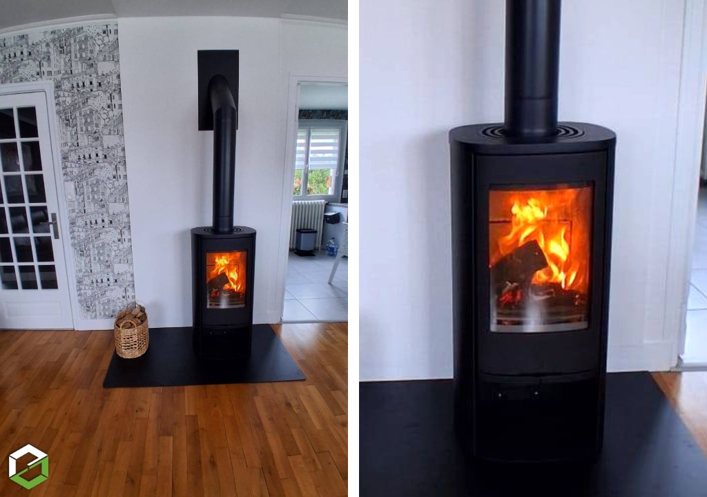 INSTALLATION D'UN POELE A BOIS CONTURA 810 -Loir et Cher (41)