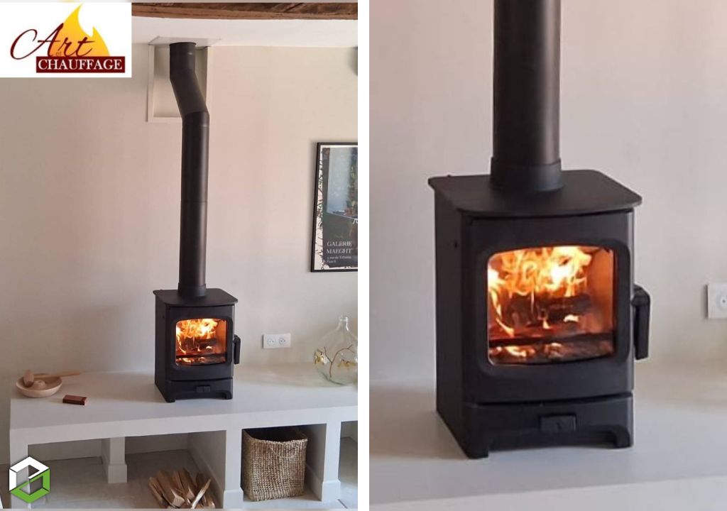 INSTALLATION D'UN POËLE A BOIS CHARNWOOD AIR 3 -Loiret (45)