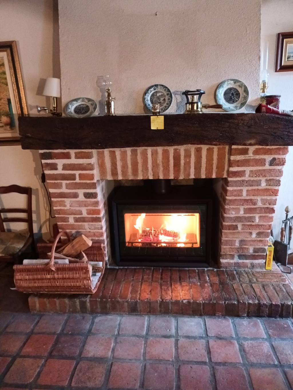 Installation d'un poêle à bois Contura- Neung sur Beuvron - Loir et Cher (41)