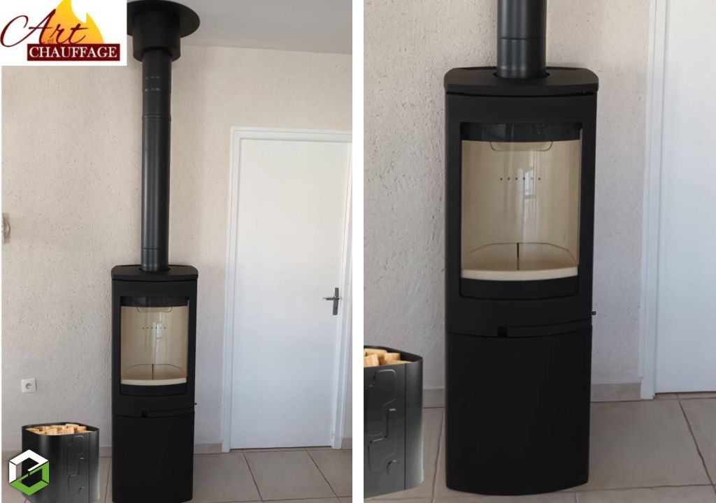 Installation d'un poêle à bois Nordpeis Duo 5- Romorantin - Loir et Cher (41)