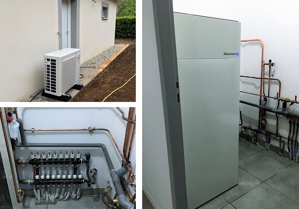 Ets PPCZ : Installation chauffage PAC aerothermie sur plancher chauffant - chauffagiste RGE QualiPAC