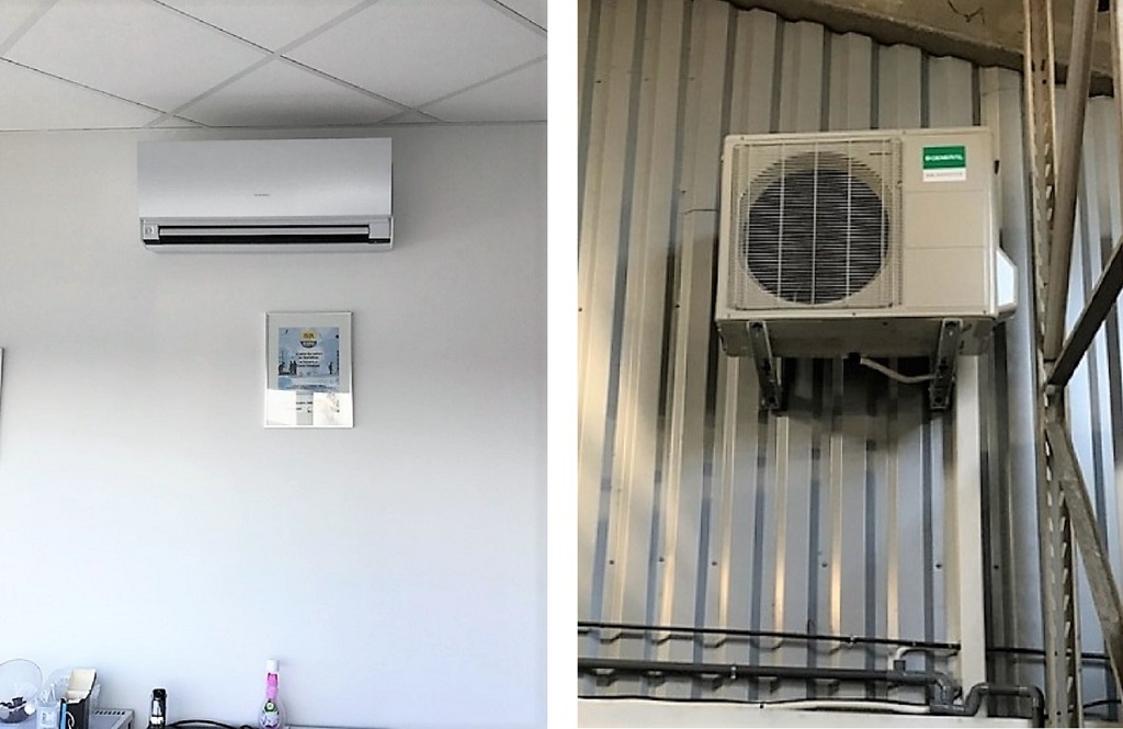 Ets PPCZ : Installation climatisation réversible dans un bâtiment industriel - entreprise RGE QualiPAC