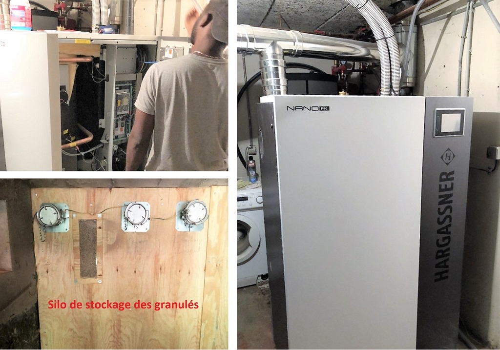 installation chaudiere pellets Hargassner par un artisan certifié RGE QualiBois-Rhône (69)