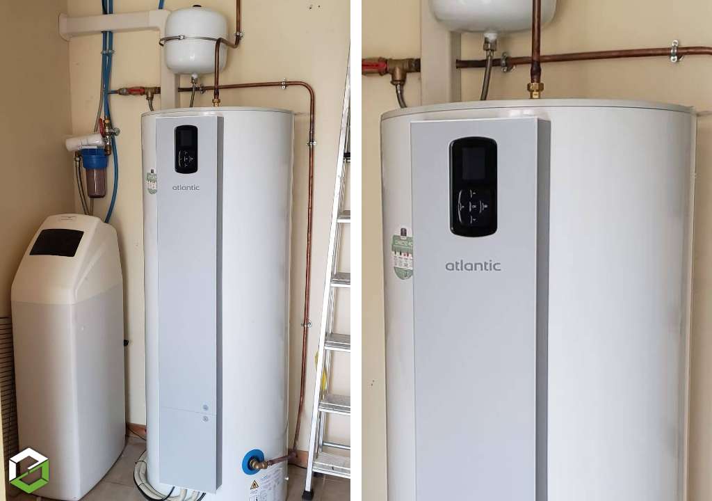 Ets PPCZ : Remplacement d'un chauffe-eau électrique par un chauffe-eau thermodynamique split Atlantic