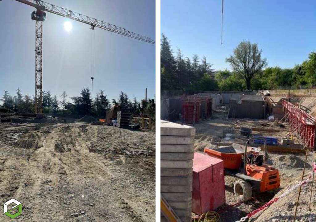 Ets PPCZ : Demarrage d'un chantier neuf de 47 logements pour l'installation de PAC air air réversible Saunier Duval