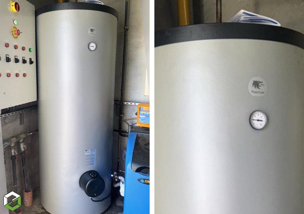 Ets PPCZ : Remplacement d'un chauffe eau électrique 500 litres dans un groupe scolaire