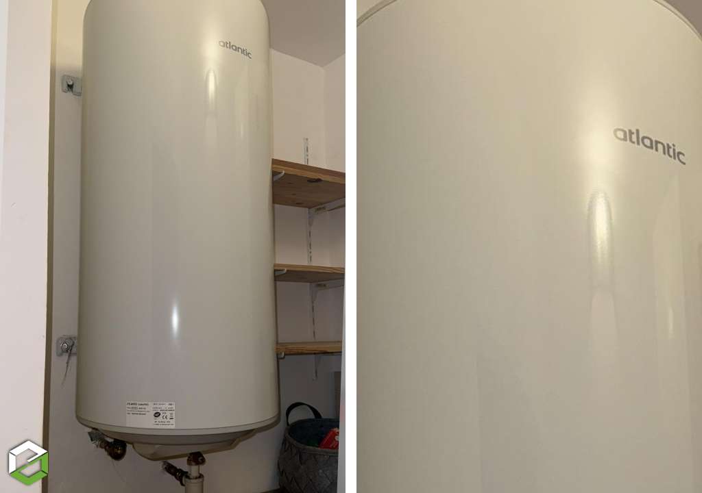 Ets PPCZ : Installation d'un chauffe eau électrique Atlantic suite à une panne