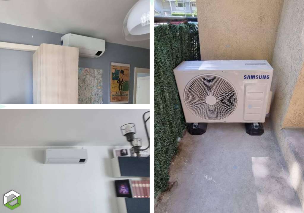 Ets PPCZ : Installation d'une climatisation bi split samsung