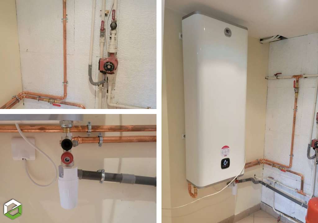 Ets PPCZ : Installation d'un chauffe eau plat thermor
