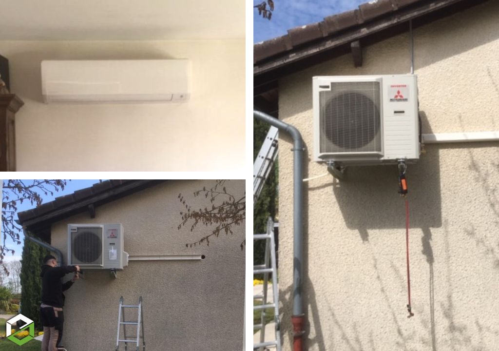 Ets PPCZ : Installation climatisation Mitsubishi Electric 7 KW