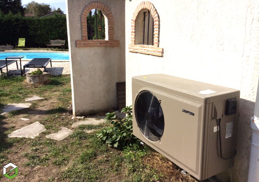 Installation pompe à chaleur pour piscine Fairland -Rhône (69)