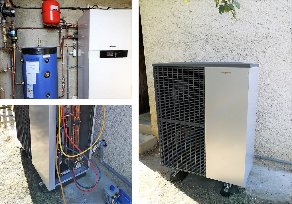 mise en service d'une pompe à chaleur viessmann