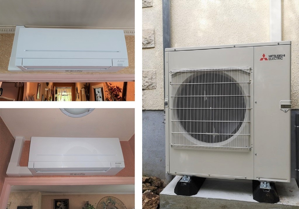 Mise en service d'une climatisation MITSUBISHI