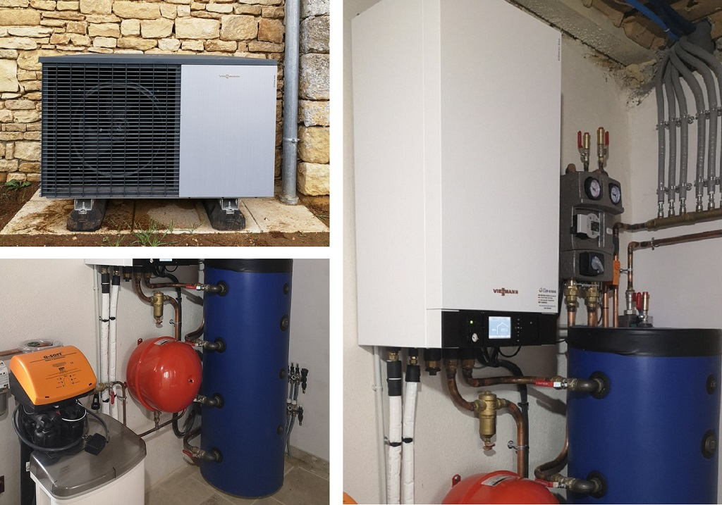 mise en service d'une pompe à chaleur viessmann vitocal 200s 