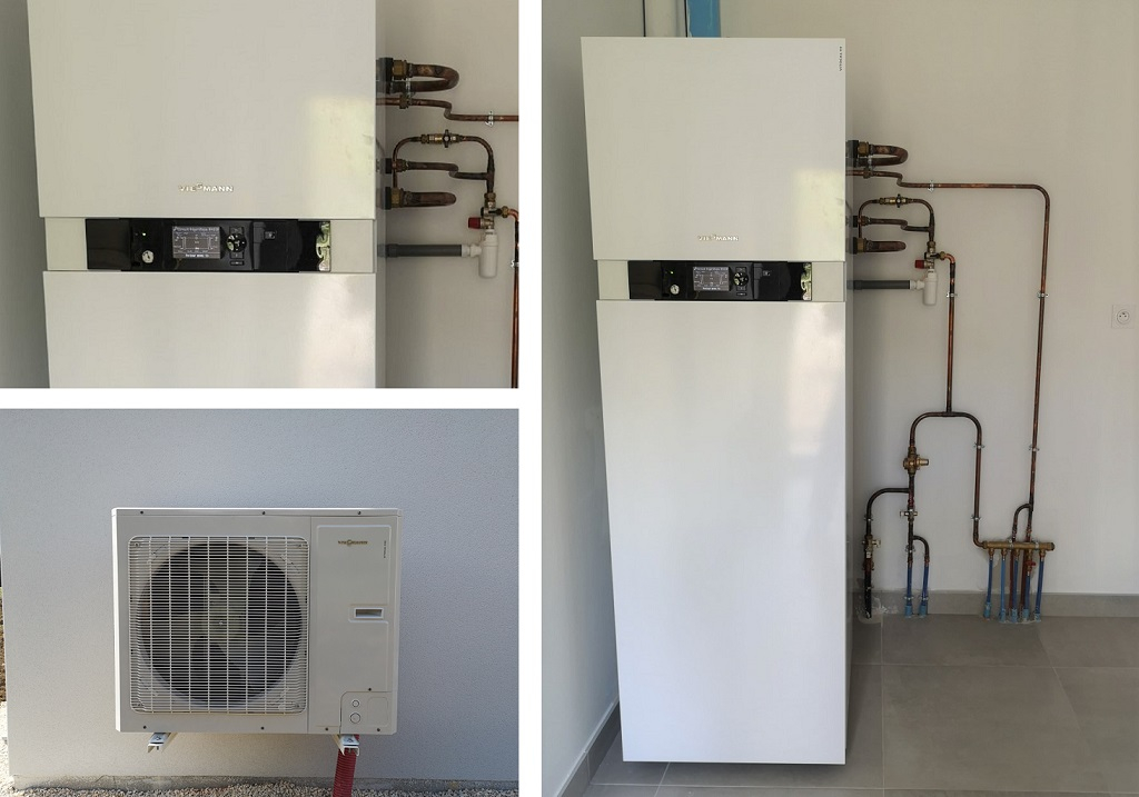 mise en service d'une pompe à chaleur viessmann vitocal 111s 