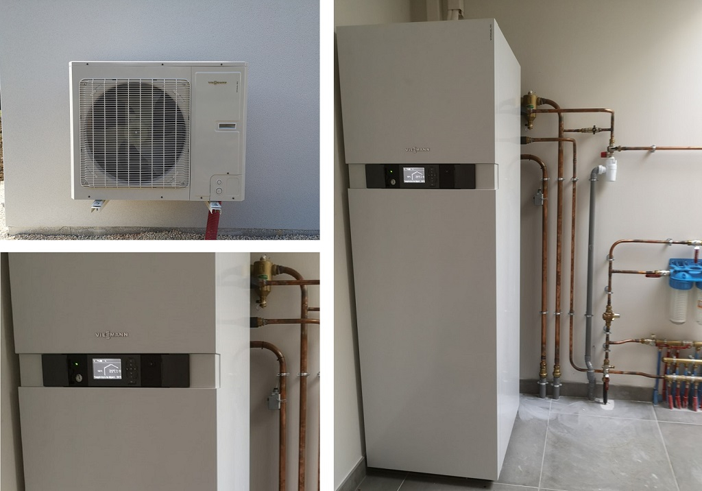 mise en service d'une pompe à chaleur viessmann vitocal 111s