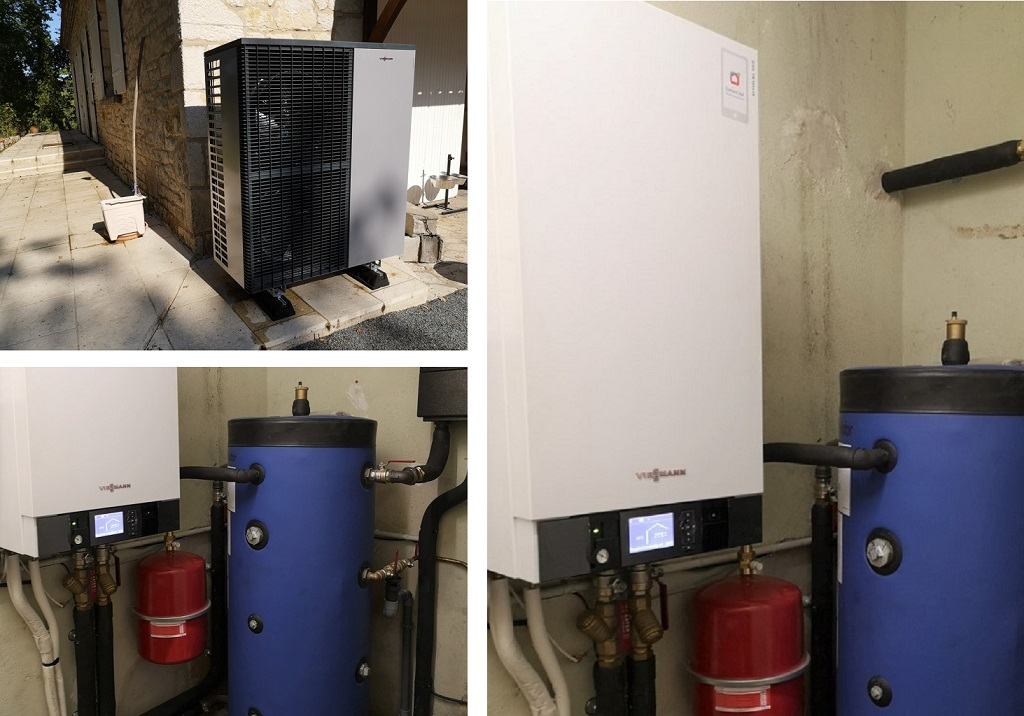 mise en service d'une pompe à chaleur viessmann 