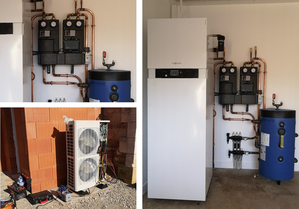 mise en service d'une pompe à chaleur viessmann 