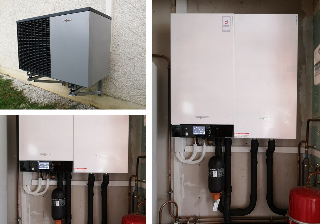 Mise en service d'une pompe à chaleur VIESSMANN 