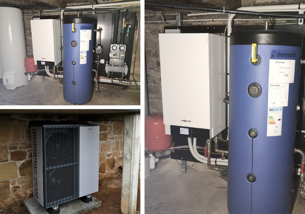 mise en service d'une pompe à chaleur viessmann vitocal 200s 