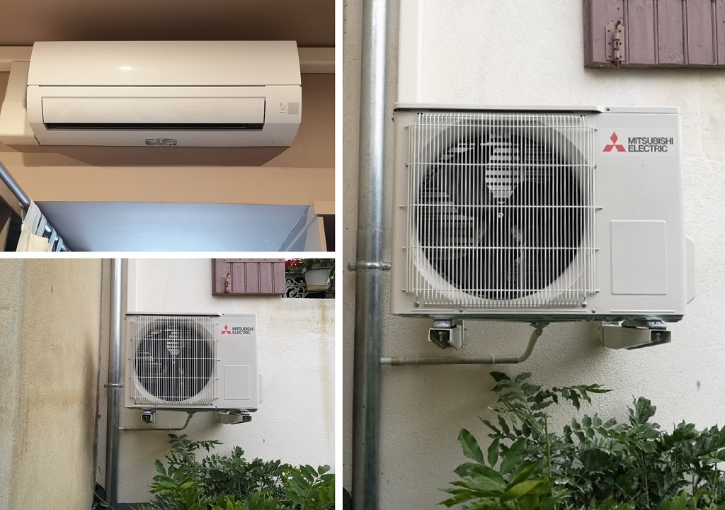Mise en service d'une climatisation MITSUBISHI 