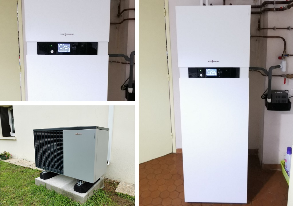 Consultez la chantier : mise en service d une pompe à chaleur viessmann 