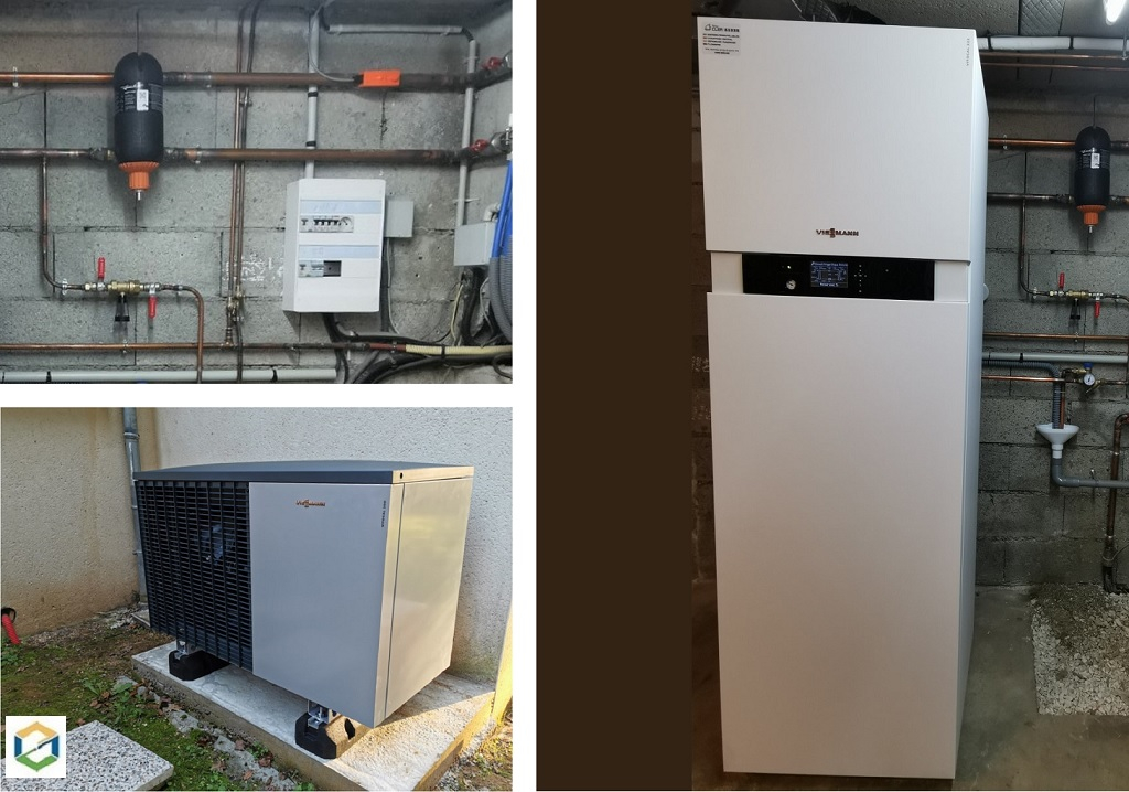 mise en service d'une pompe à chaleur viessmann 