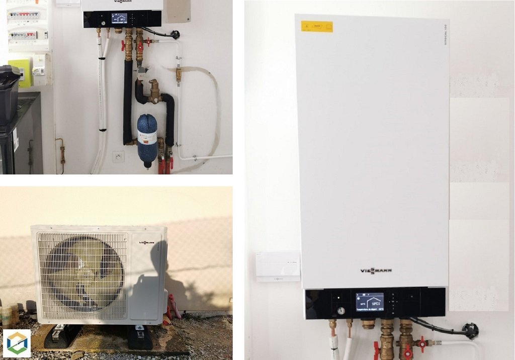Consultez la chantier : mise en service d'une pompe à chaleur viessmann 