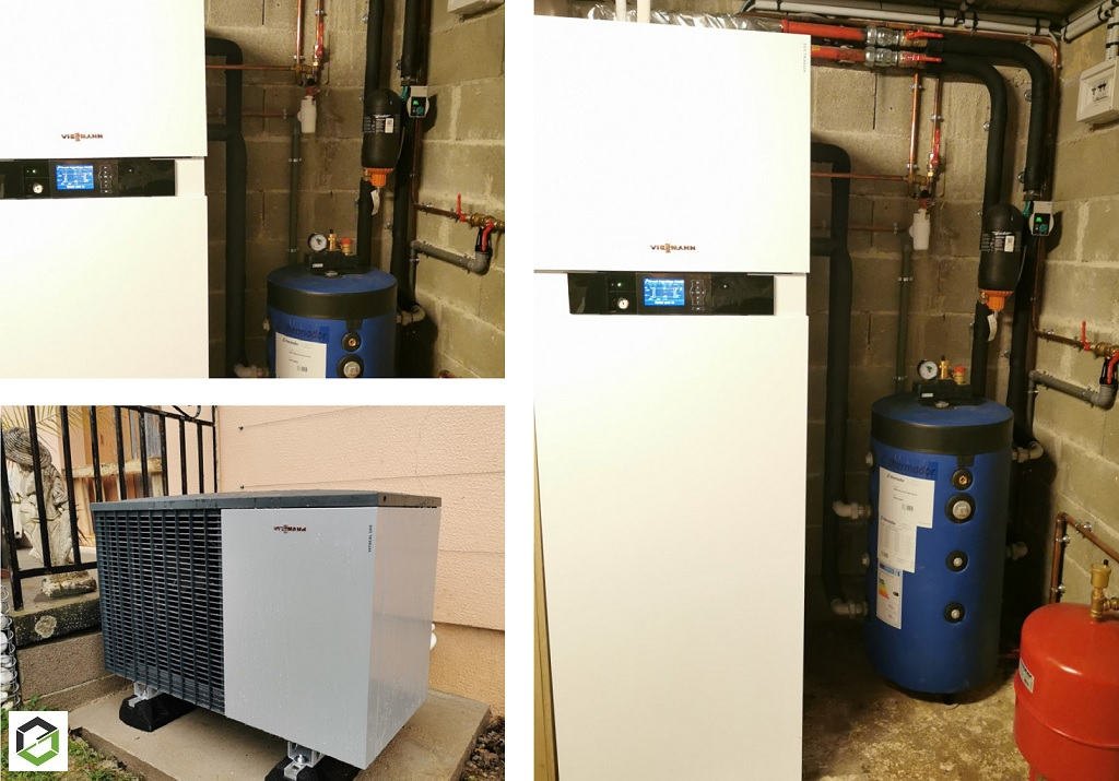 mise en service d'une pompe à chaleur viessmann 