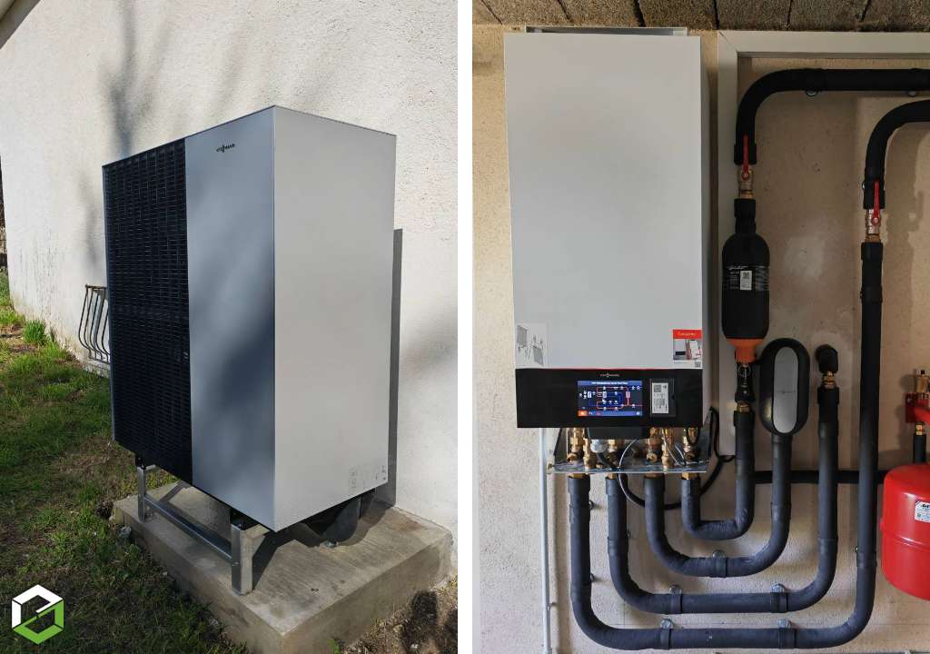 Mise en service d'une Pompe à chaleur VIESSMANN 