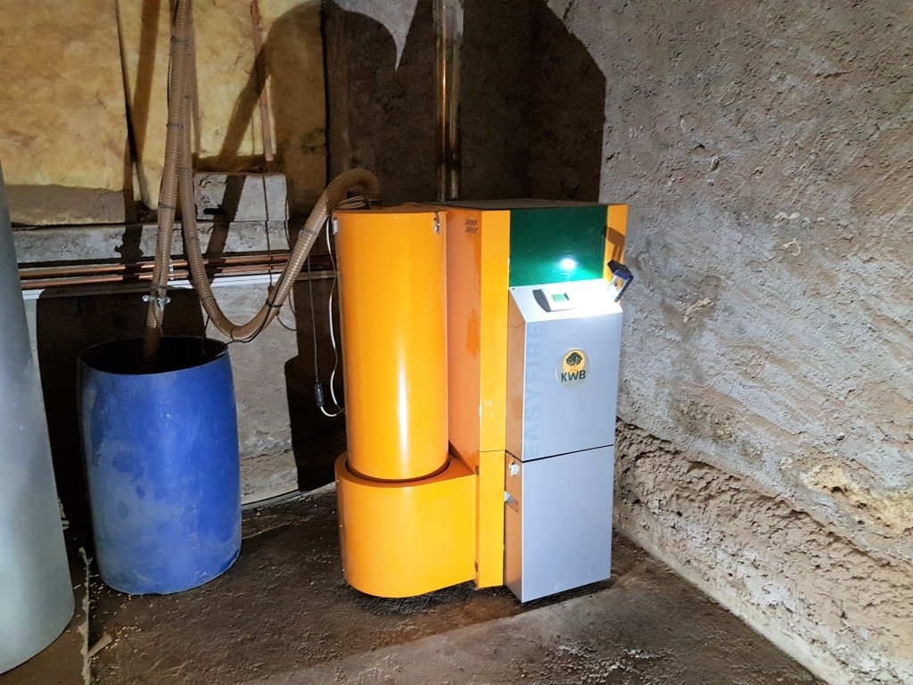 entretien, pose chaudière à granulé de bois - kwb easyfire2 - saint helene du lac en savoie